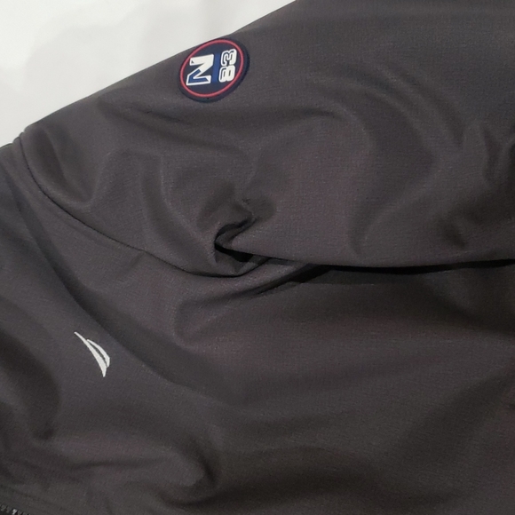 Nautica Men's Sherpa Lined Windbreaker Softshell Jacket with Hood LARGE - Picture 3 of 11